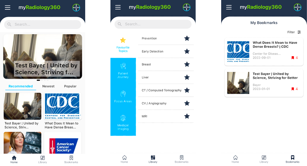 Bayer Healthcare Educational Information Mobile App